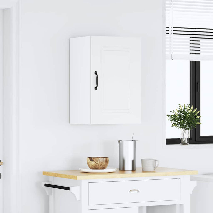 Keukenwandkast Kalmar bewerkt hout wit
