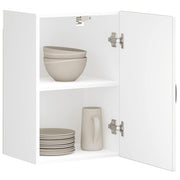 Keukenwandkast 40x31x60 cm hoogglans wit bewerkt hout