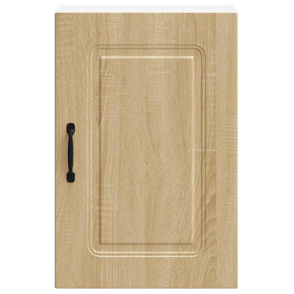 Keukenwandkast Kalmar bewerkt hout sonoma eikenkleurig