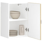 Wall cabinet Kalmar engineered wood Sonoma oak finish