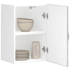Kalmar Kitchen Wall Cabinet Treated Wood Concrete Grey