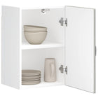 Keukenwandkast Kalmar 40x31x60 cm bewerkt hout grijs sonoma eiken