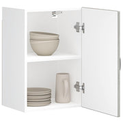 Keukenwandkast Kalmar 40x31x60 cm bewerkt hout grijs sonoma eiken