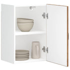 Keukenwandkast Kalmar 40x31x60 cm bewerkt hout