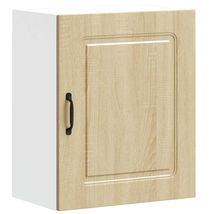 Keukenwandkast Kalmar bewerkt hout sonoma eikenkleurig