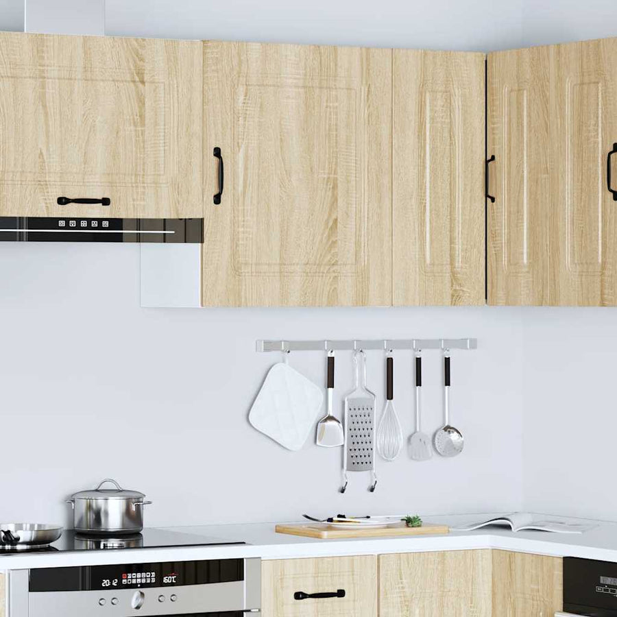 Keukenwandkast Kalmar bewerkt hout sonoma eikenkleurig