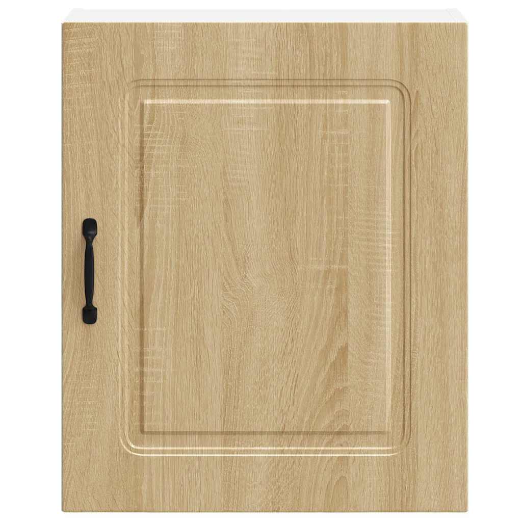 Keukenwandkasten 2 st Kalmar bewerkt hout sonoma eikenkleurig