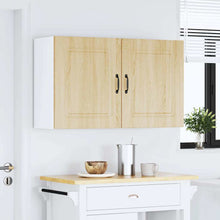 Keukenwandkasten 2 st Kalmar bewerkt hout sonoma eikenkleurig