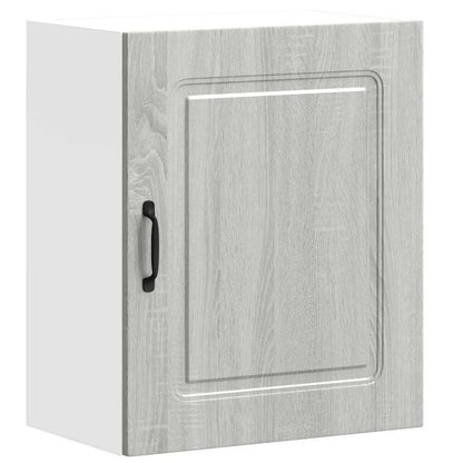 Keukenwandkasten 2 st Kalmar grijs sonoma bewerkt hout