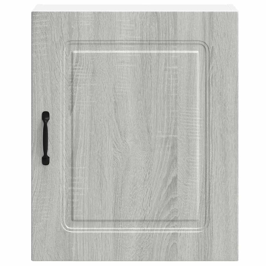 Keukenwandkasten 2 st Kalmar grijs sonoma bewerkt hout