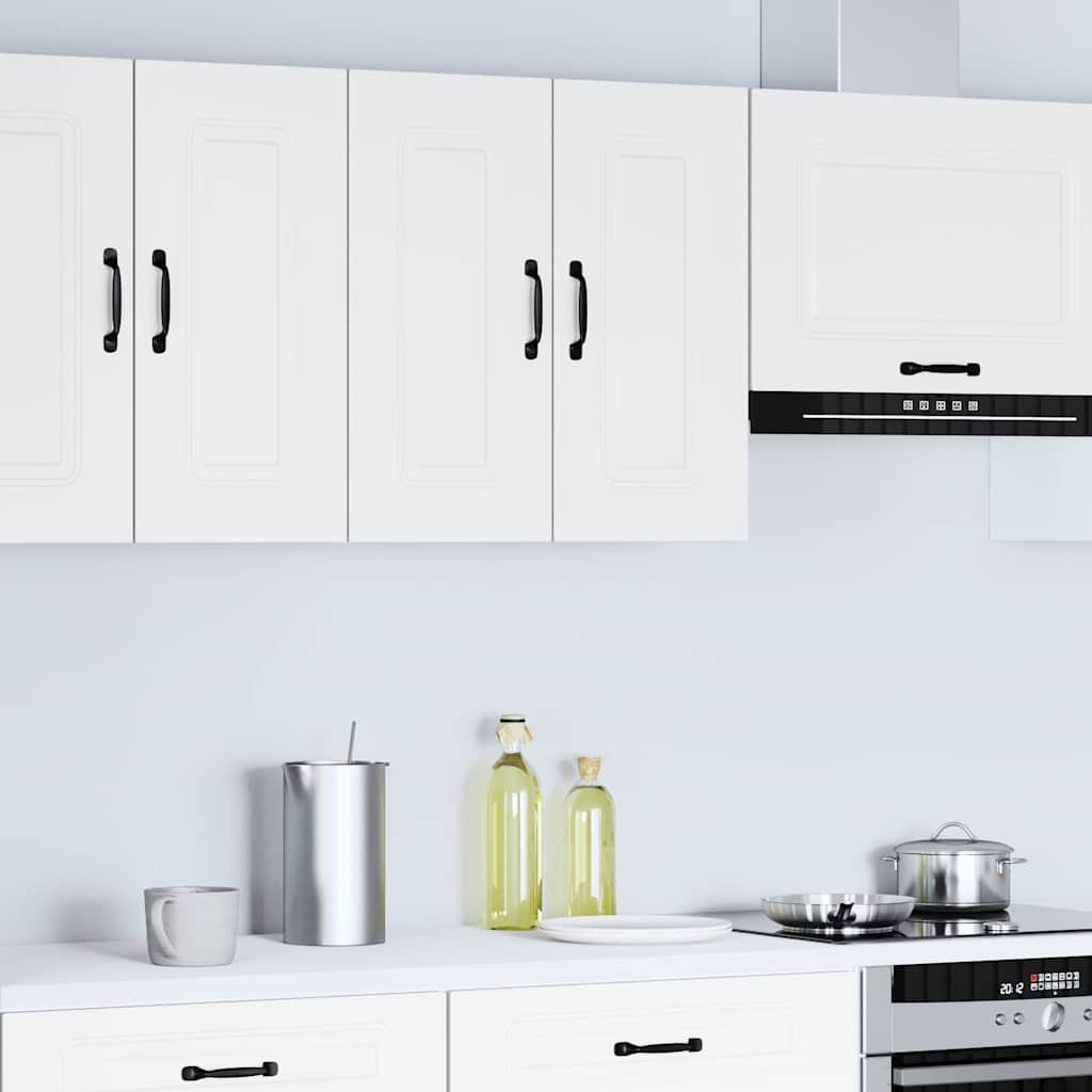 Keukenwandkast Kalmar bewerkt hout wit