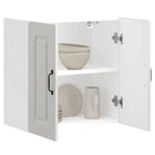 Kitchen wall cabinet Kalmar treated wood high gloss white