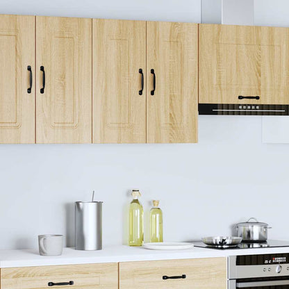 Keukenwandkast Kalmar bewerkt hout sonoma eikenkleurig
