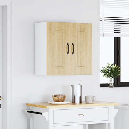 Keukenwandkast Kalmar bewerkt hout sonoma eikenkleurig