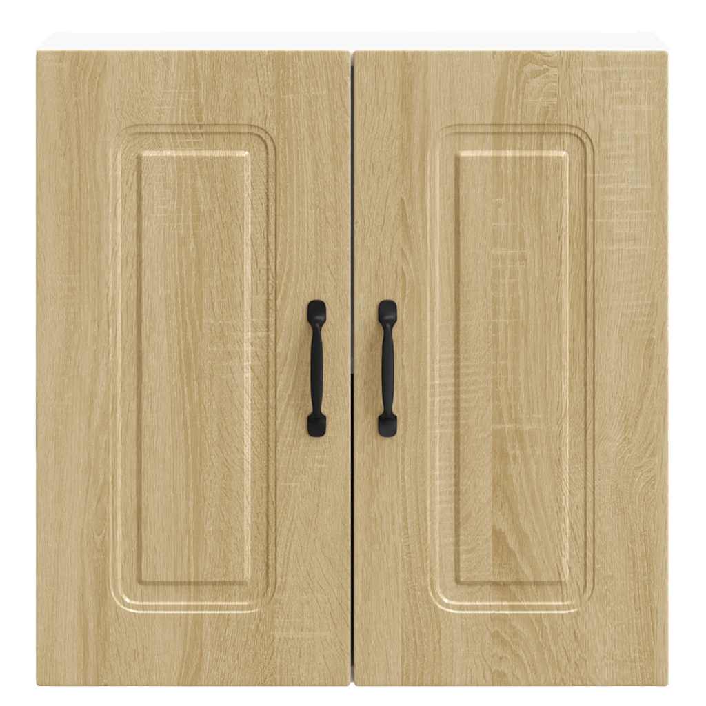 Keukenwandkast Kalmar bewerkt hout sonoma eikenkleurig