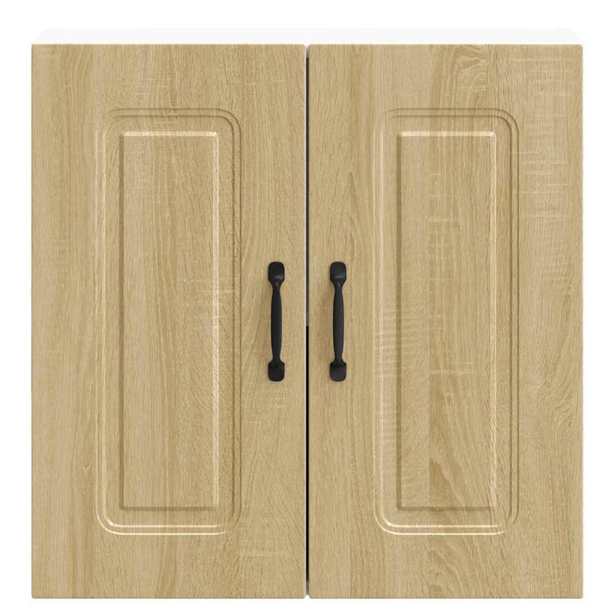 Keukenwandkast Kalmar bewerkt hout sonoma eikenkleurig