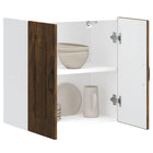 Wall cabinet Kalmar engineered wood smoked oak finish