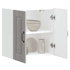 Wall cabinet Kalmar engineered wood grey Sonoma oak