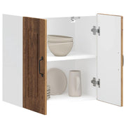 Keukenwandkast Kalmar 60x31x60 cm bewerkt hout oud houtkleurig