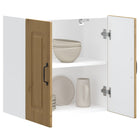 Keukenwandkast Kalmar 60x31x60 cm bewerkt hout eikenkleur