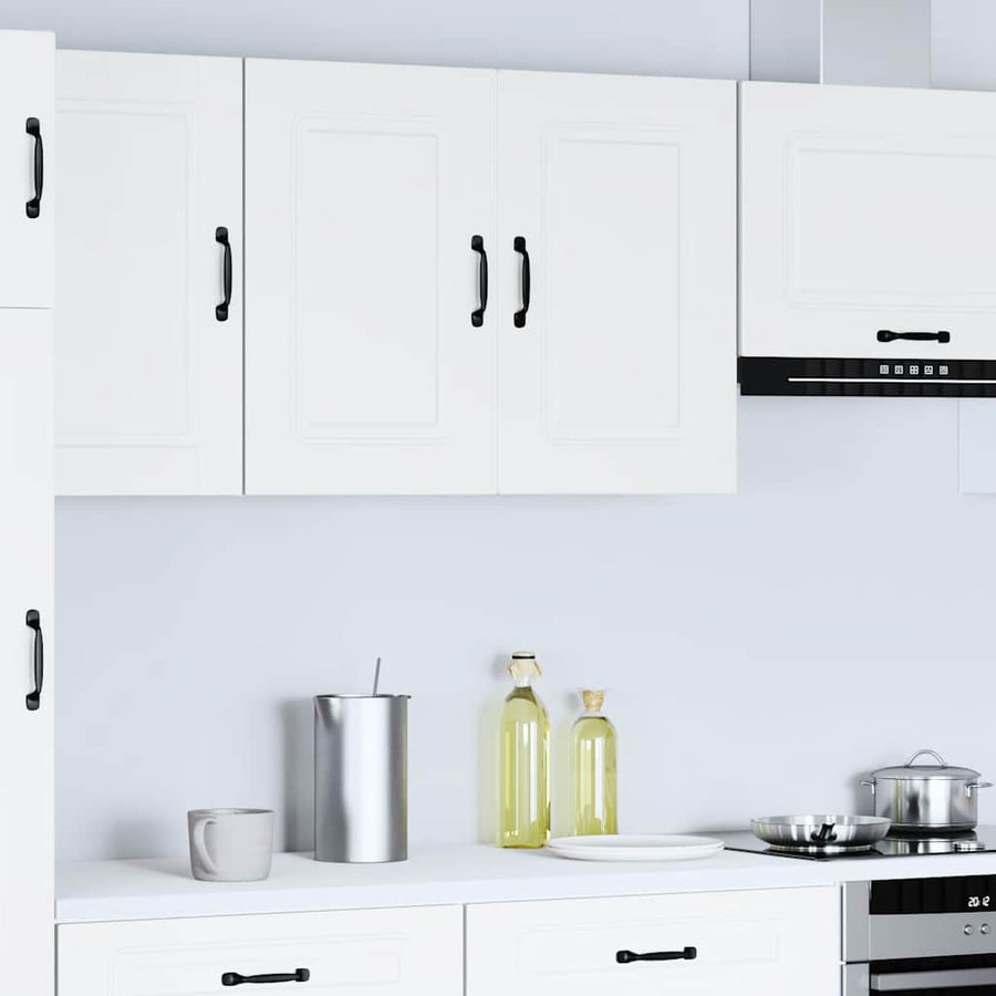 Keukenwandkast Kalmar bewerkt hout wit