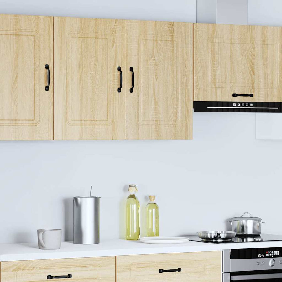 Keukenwandkast Kalmar bewerkt hout sonoma eikenkleurig