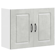 Keukenbovenkast Kalmar 80x31x60 cm bewerkt hout betongrijs