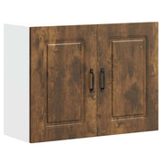 Keukenbovenkast 80x31x60 cm bewerkt hout gerookt eiken