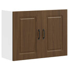 Kalmar kitchen wall cabinet treated wood brown oak color