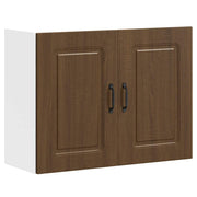 Keukenbovenkast Kalmar 80x31x60 cm bewerkt hout bruin