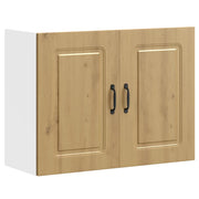 Keukenbovenkast Kalmar 80x31x60 cm bewerkt hout eikenkleur
