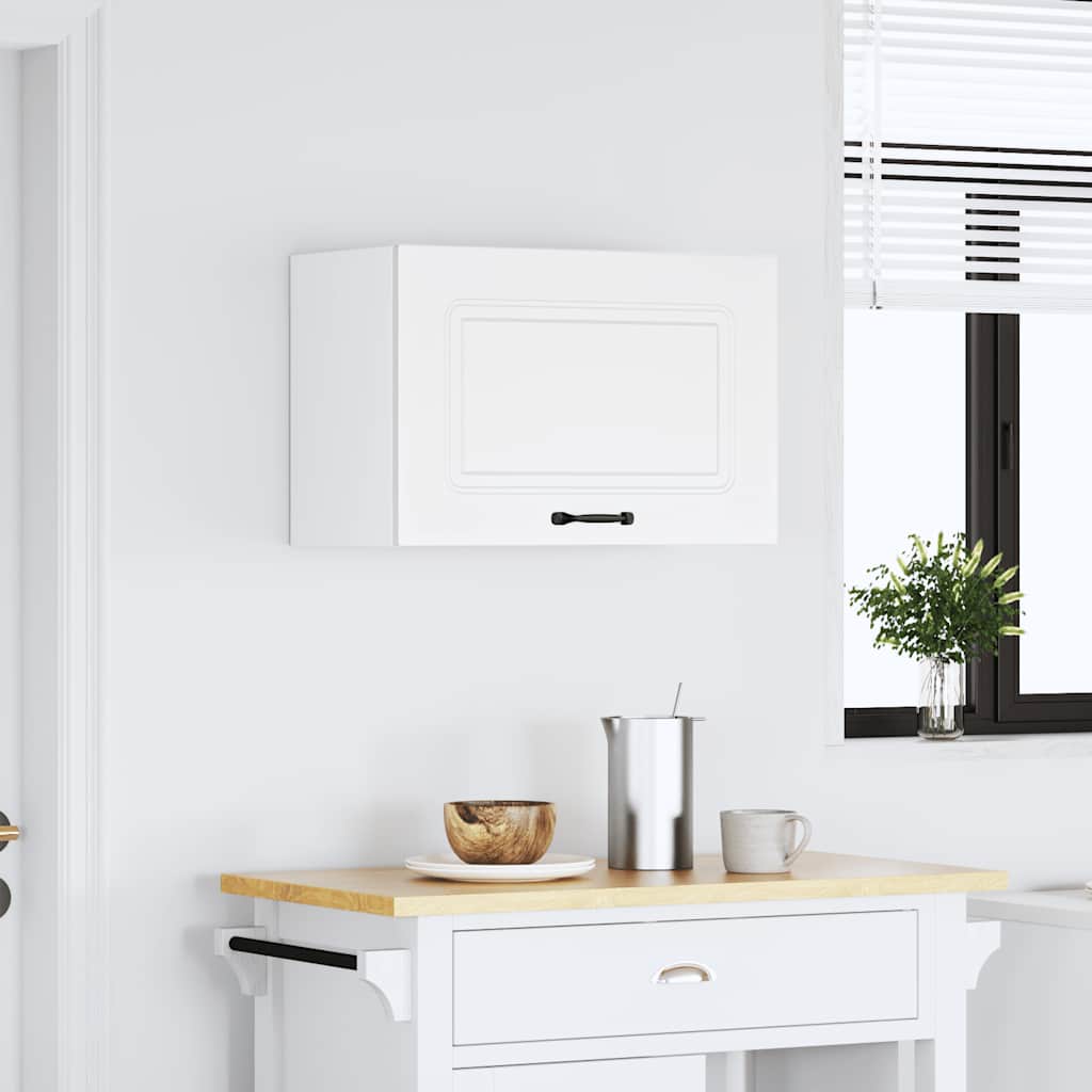 Keukenwandkast Kalmar bewerkt hout wit