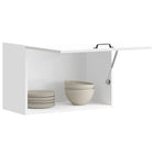 Kitchen wall cabinet Kalmar treated wood high gloss white