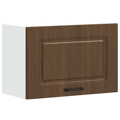 Keukenwandkast Kalmar bewerkt hout bruin eikenkleur