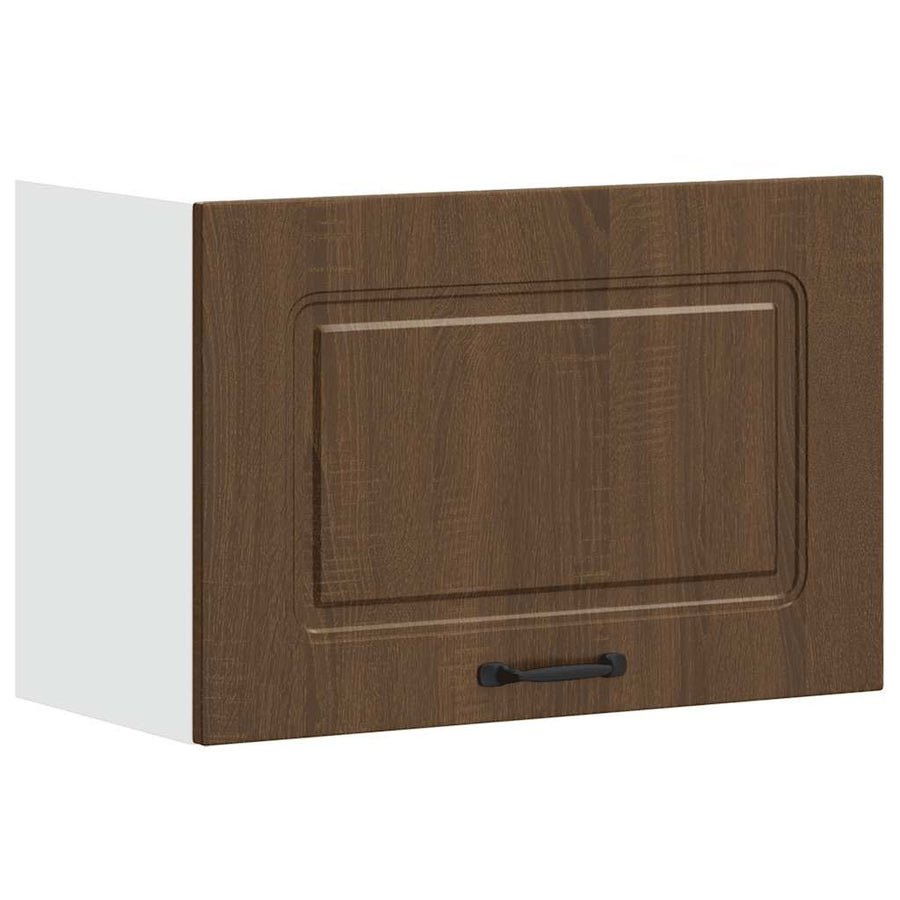 Keukenwandkast Kalmar bewerkt hout bruin eikenkleur