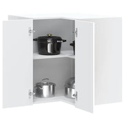 Keuken hoekkast bewerkt hout wit 57x57x60 cm