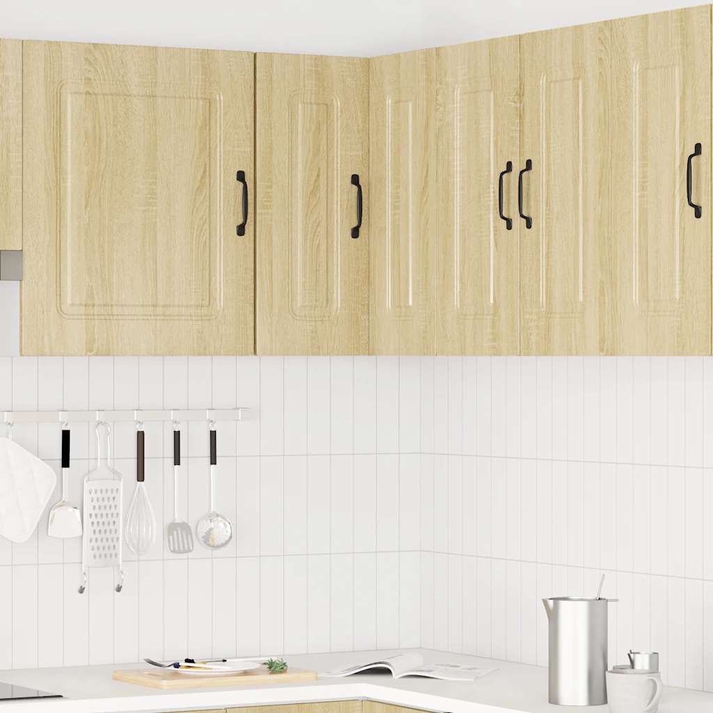 Keukenwandhoekkast Kalmar bewerkt hout sonoma eikenkleurig