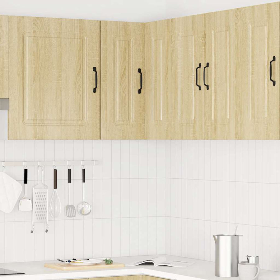 Keukenwandhoekkast Kalmar bewerkt hout sonoma eikenkleurig