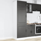 Kitchen cabinet Kalmar engineered wood black