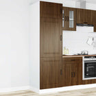 Kitchen cabinet Kalmar treated wood brown oak color