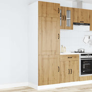 Keukenkast Kalmar 60x57x207 cm bewerkt hout eikenkleur