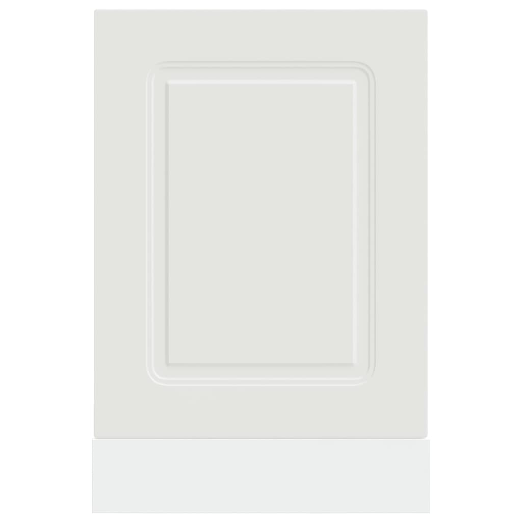 Vaatwaspaneel Kalmar 45x1,5x67 cm bewerkt hout wit