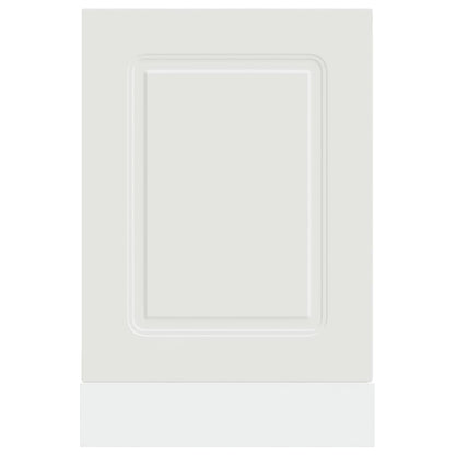 Vaatwaspaneel Kalmar 45x1,5x67 cm bewerkt hout wit