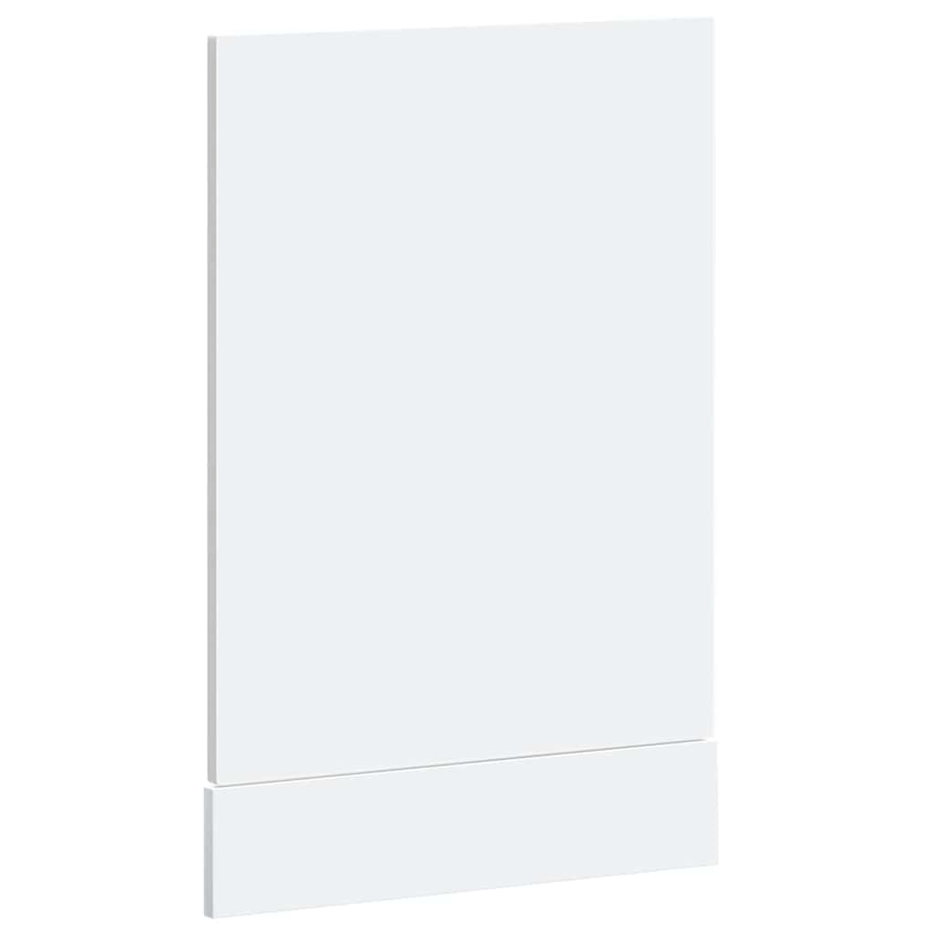 Vaatwaspaneel Kalmar 45x1,5x67 cm bewerkt hout wit