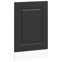 Vaatwaspaneel Kalmar 45x1,5x67 cm bewerkt hout zwart