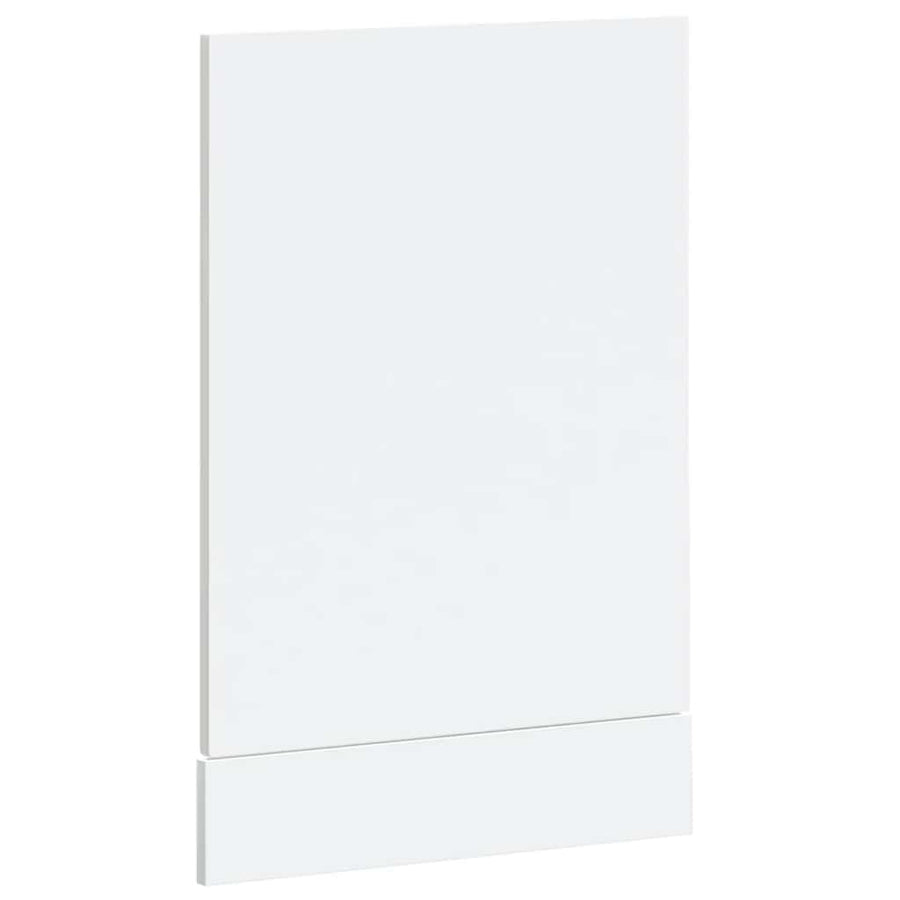 Vaatwaspaneel Kalmar 45x1,5x67 cm bewerkt hout hoogglans wit