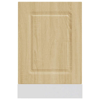 Vaatwaspaneel Kalmar 45x1,5x67 cm bewerkt hout sonoma eiken