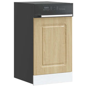 Dishwasher panel Kalmar 45x1.5x67 cm engineered wood Sonoma oak