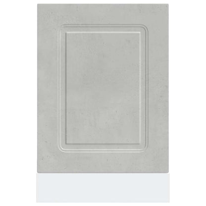 Vaatwaspaneel Kalmar 45x1,5x67 cm bewerkt hout betongrijs