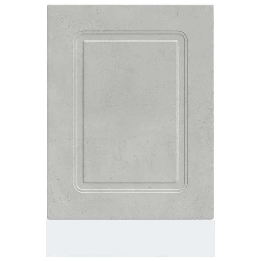 Vaatwaspaneel Kalmar 45x1,5x67 cm bewerkt hout betongrijs